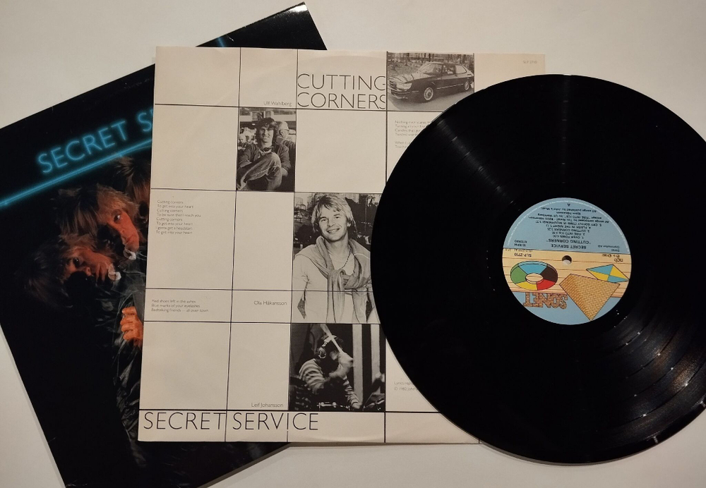 Винтажная виниловая пластинка LP Secret Service Cutting Corners (Sweden 1982)