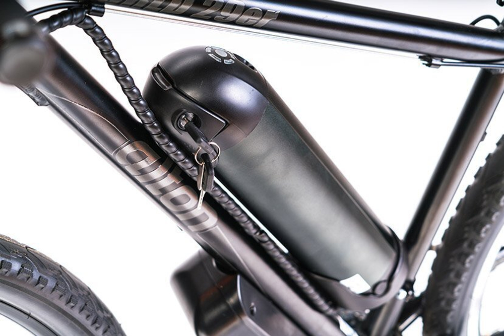 Электровелосипед ALTON MTB черно-зеленый