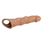 Фаллоудлинитель Baile карамельный с 3 регулируемыми вставками