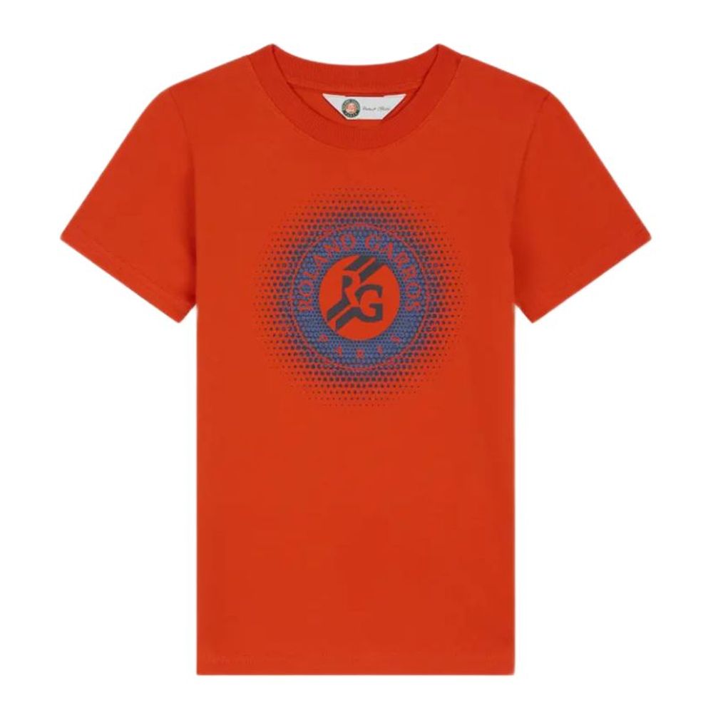 Футболка для мальчика теннисная Roland Garros Logo - clay