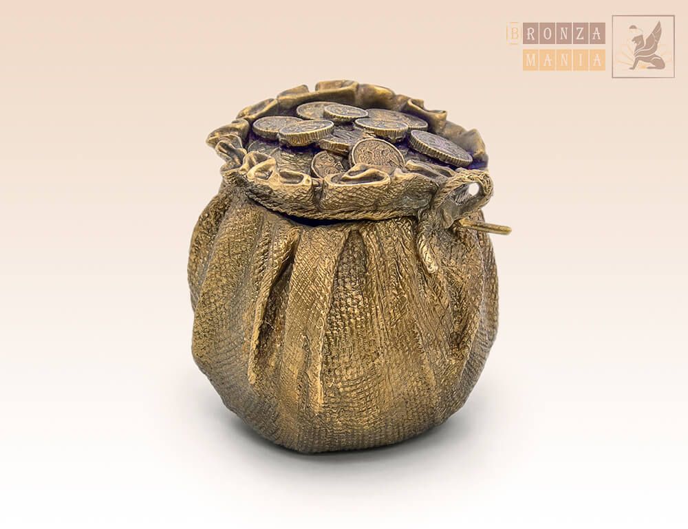 фигурка Шкатулка Денежный мешочек