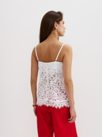 Блуза из кружева, белая