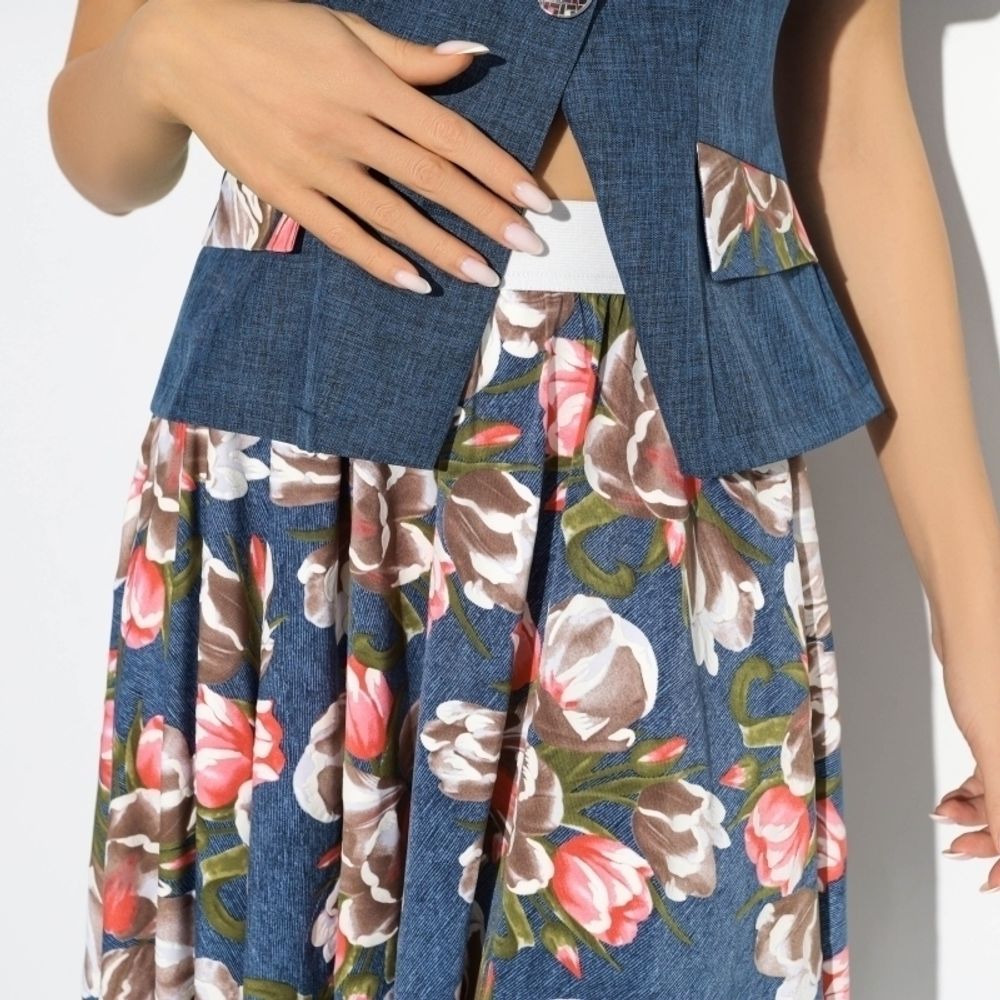 Костюм с юбкой Радую себя (2 в 1, beauty) Charutti (Акция)