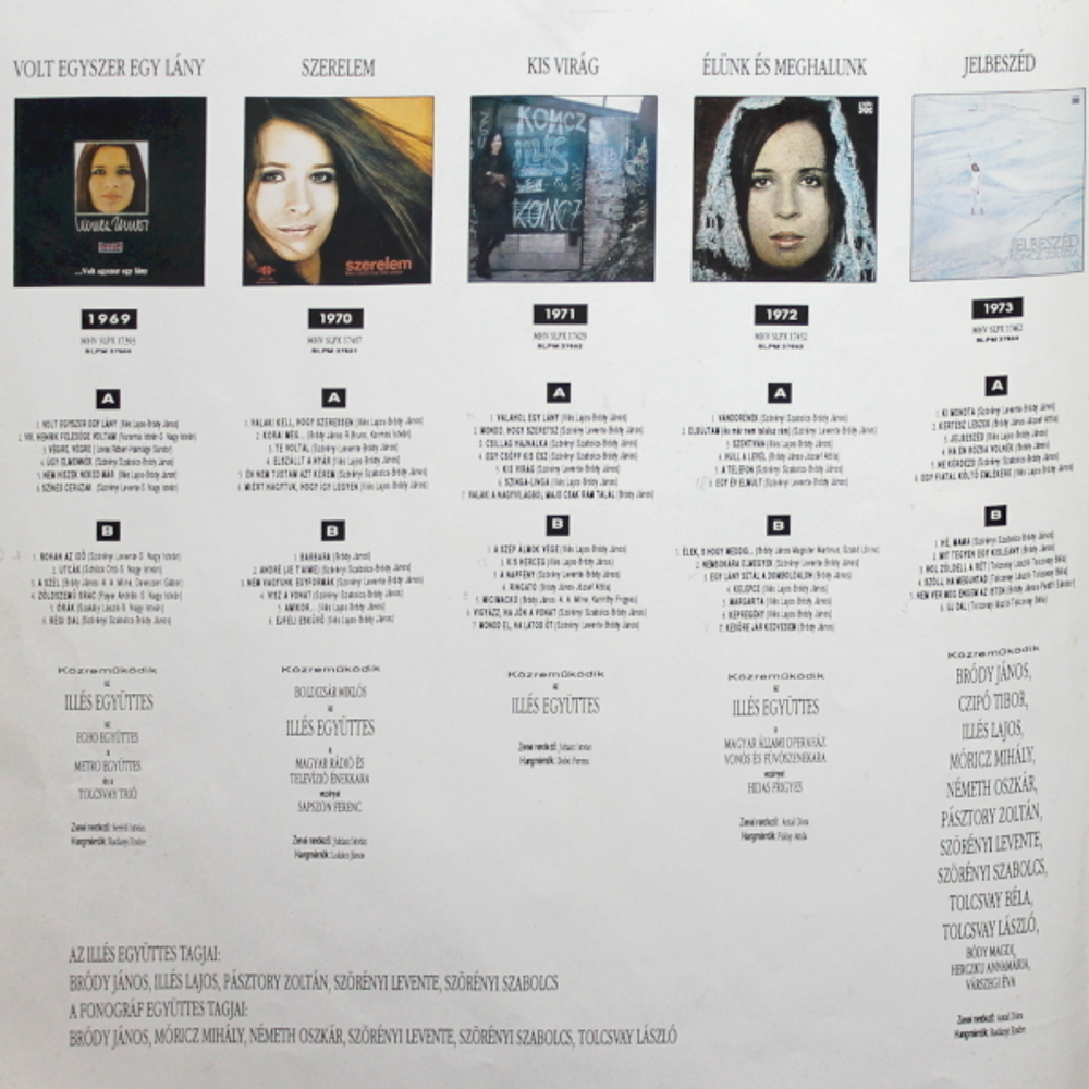 Koncz Zsuzsa / Osszes Nagylemeze Az Illes Egyuttessel es A Fonograffal (10LP)