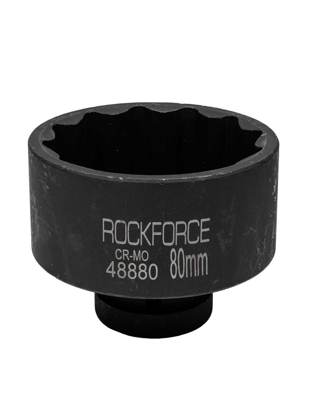 Головка ударная 1'', 80мм (12гр.) RockForce RF-48880