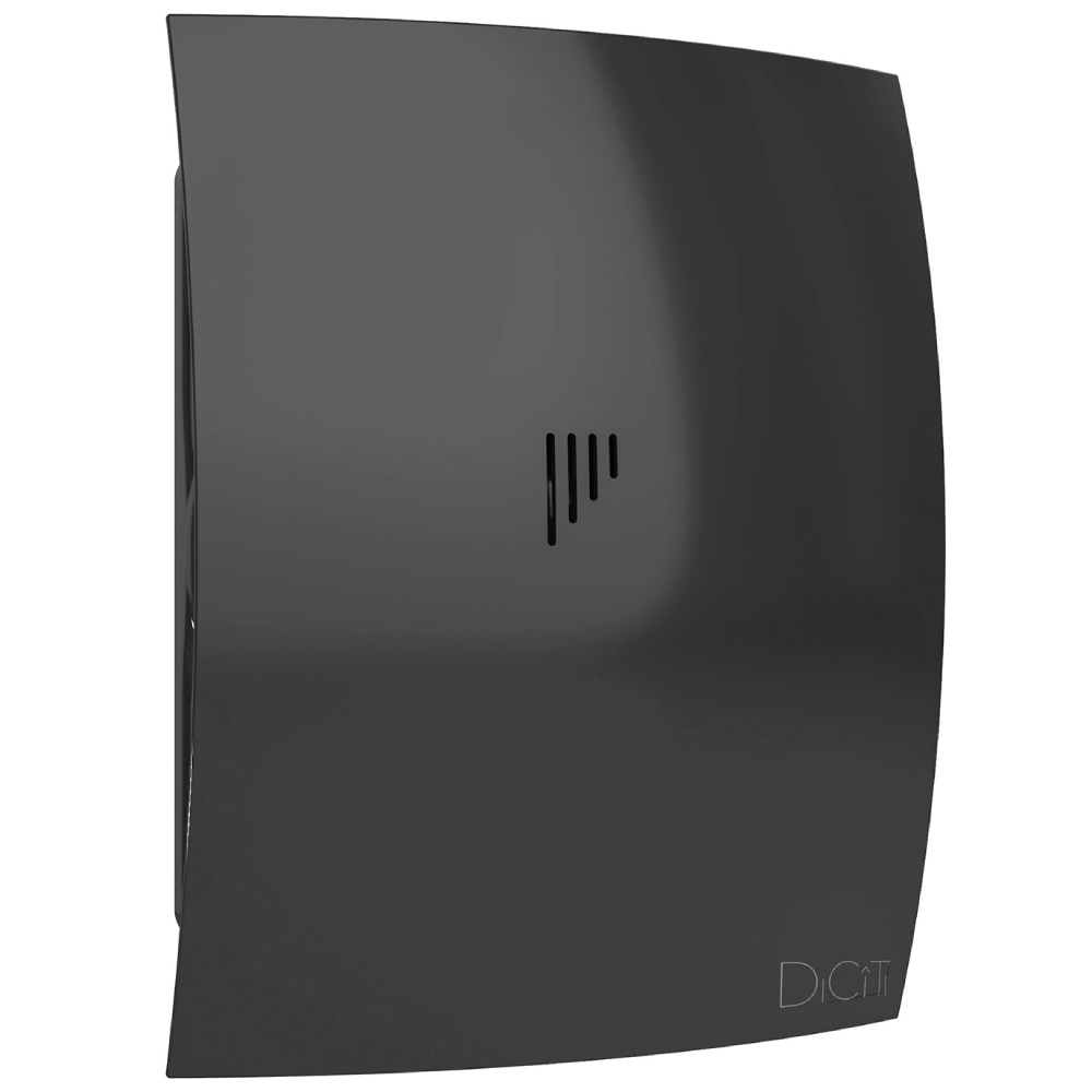BREEZE 5C Obsidian| Вентилятор накладной с обратным клапаном D125 черный Obsidian DICITI