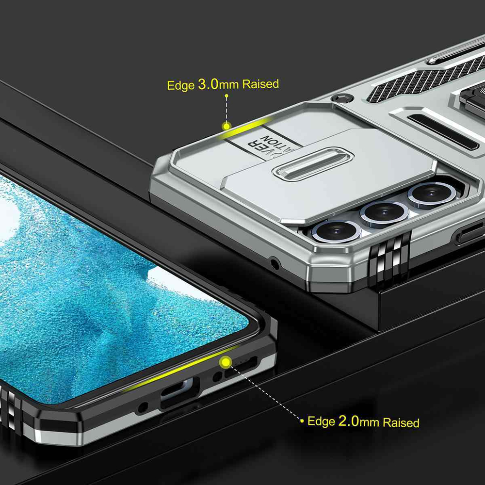 Чехол Safe Case с кольцом и защитой камеры для Samsung Galaxy A54