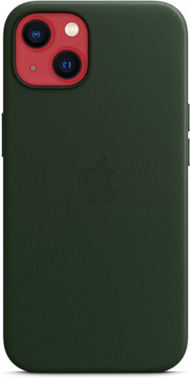 Чехол Apple MagSafe для iPhone 13, кожа, «зелёная секвойя»