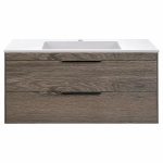 Тумба с раковиной Vincea Chiara 2D 1000 R.Oak