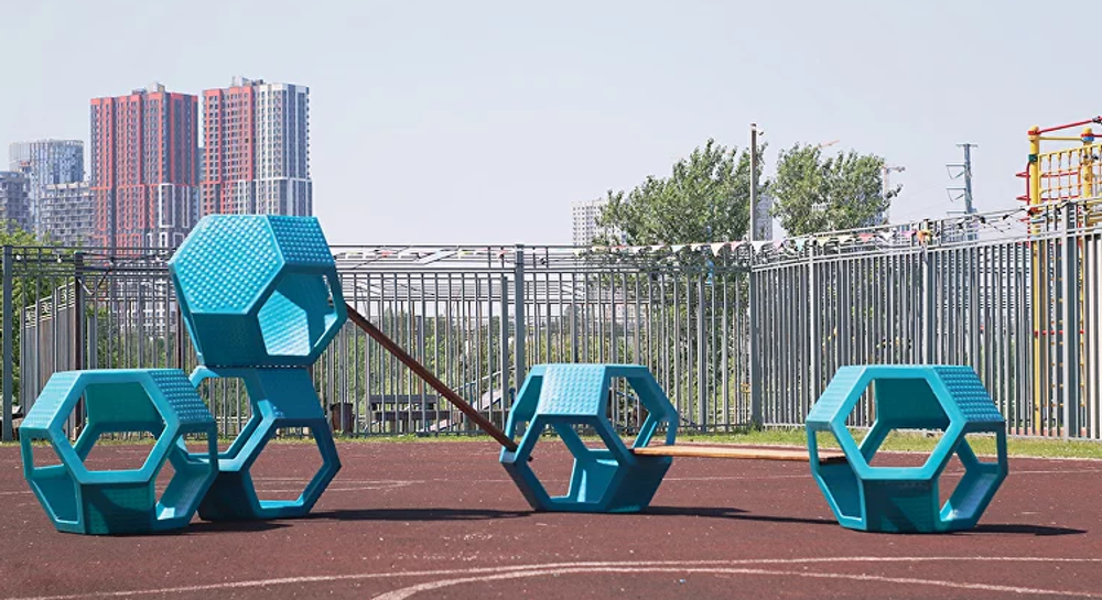 Элемент Октаэдр для уличного конструктора