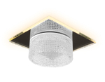 TN355 CH/CL хром/прозрачный GU5.3+3W (LED WHITE) 95*95*45