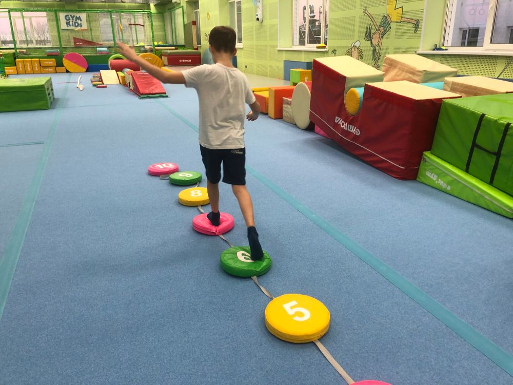 "Змейка-шагайка" - 10 пронумерованных элементов