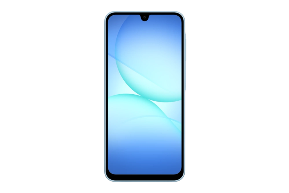 Смартфон Samsung SM-A175F Galaxy A17 128Gb 4Gb голубой моноблок 3G 4G 2Sim 6.7" 1080x2340 Android 15 50Mpix 802.11 a/b/g/n/ac NFC GPS GSM900/1800 GSM1900 microSD max2048Gb