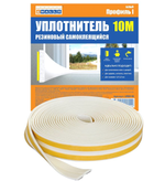 Уплотнитель резиновый I-профиль 10м белый