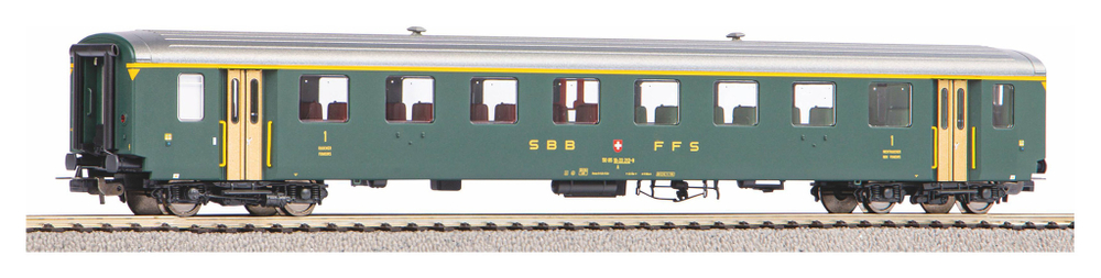 Пассажирский вагон EW I 1-го класса alte Schrift SBB IV