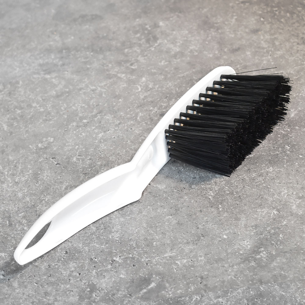 Щетка-сметка "Good" с совком с кромкой (белый)