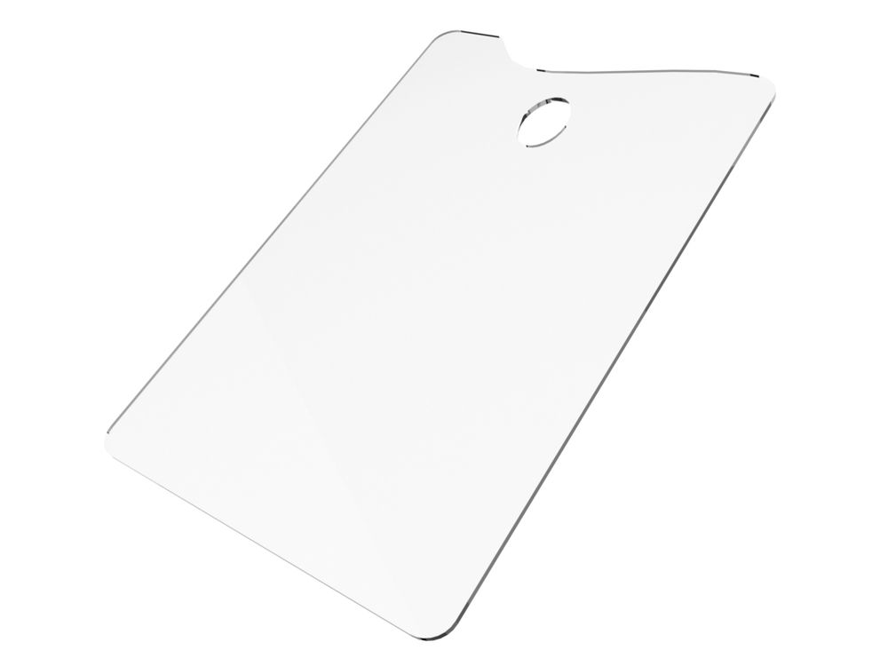 Палитра прямоугольная 300х200х3мм прозрачная