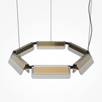 Подвесной светодиодный светильник Maytoni Flat MOD296PL-L40BS3K