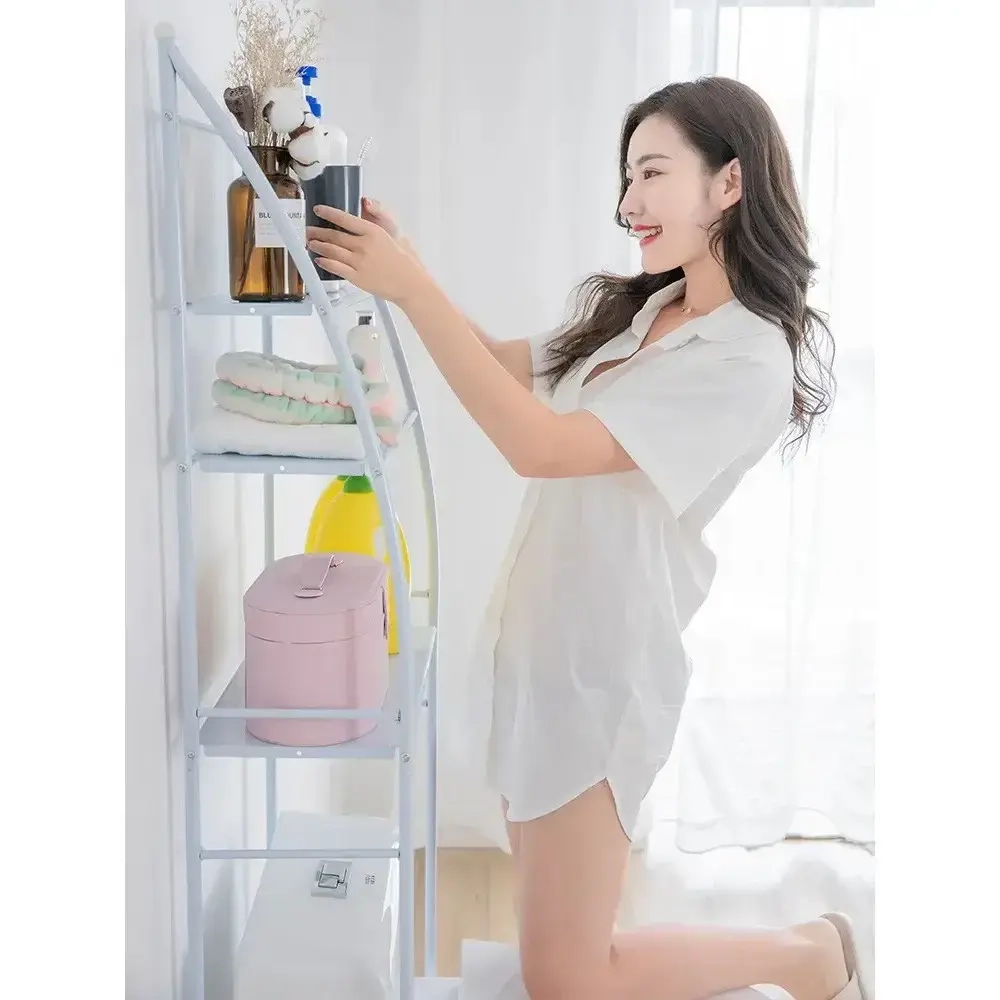 Полка-стеллаж для туалетной и ванной комнаты 0093