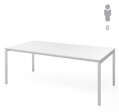 TOUR Стол переговоров 200*100 БЕЛЫЙ