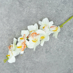 Цветы искусственные "Орхидеи", цвет белый