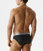 Мужские трусы слипы спорт Atlantic, 1 шт. в уп., пима хлопок, темный-хаки, MP-1589