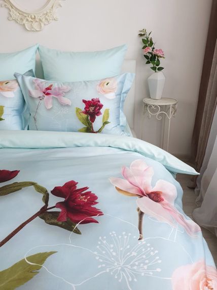 Постельное белье FLORIS  deluxe TIVOLYO HOME