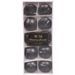 Свеча «Аура» (набор 10 шт) 7.5*18.5 См, Черный