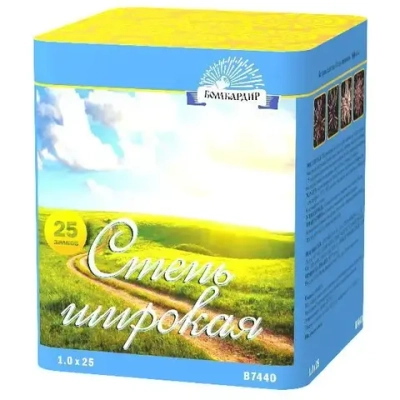 Салют «Степь широкая» (1,0»х25) 1/8/1