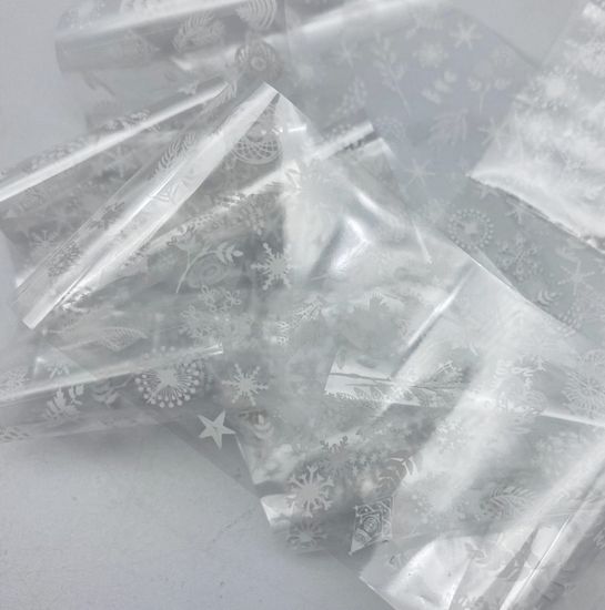 Фольга для дизайна новогодняя №9