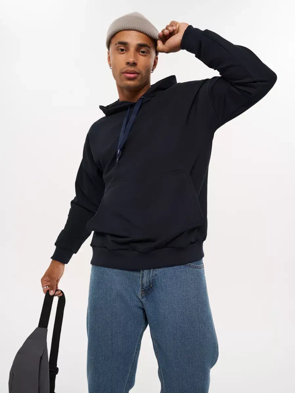 Худи с капюшоном y2k оверсайз