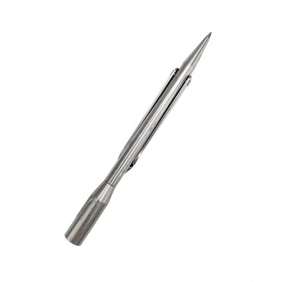 Наконечник Пуля нерж. 11 см из нержавеющей стали с одним флажком