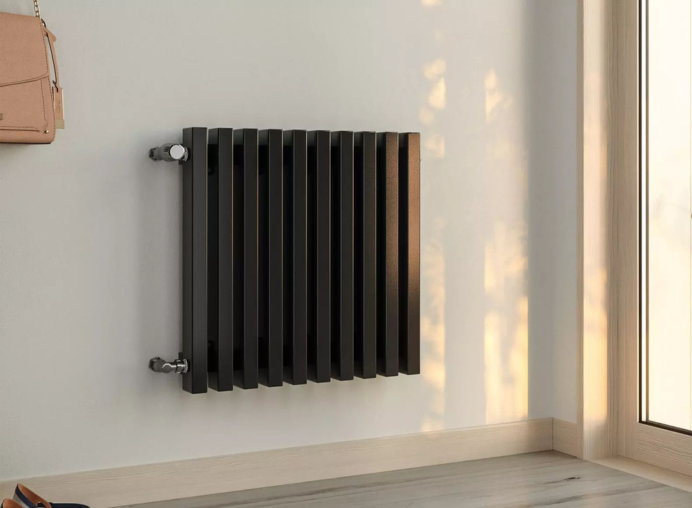 Дизайн-радиторы QUADRUM 380мм с нижним подключением