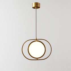 Подвесной светильник ARVET горизонтальный Золото