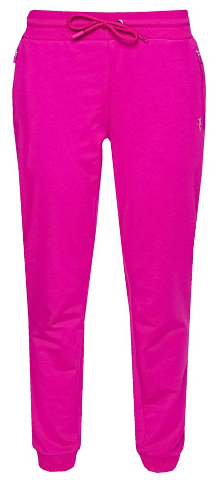 Женские теннисные брюки Fila Sweatpants Kelly - festival fuchsia