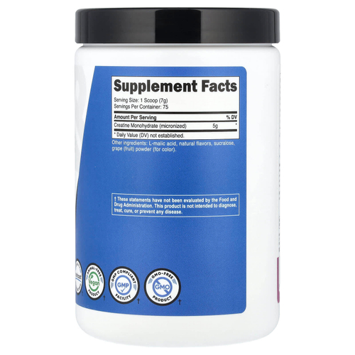 Nutricost, Performance, моногидрат креатина, виноград, 500 г (1,1 фунта)