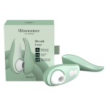 Серо-зеленый бесконтактный клиторальный стимулятор 10см Womanizer Liberty 2 Sage WZ112SG2