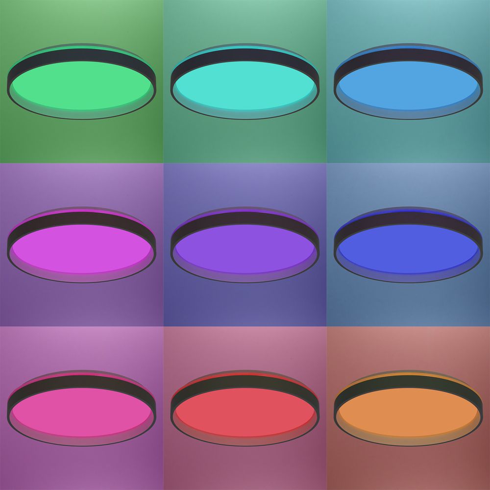 Citilux ENZO CL753513G LED RGB Светильник с пультом Серый + Белый