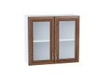 Шкаф верхний с 2-мя остекленными дверцами Шале