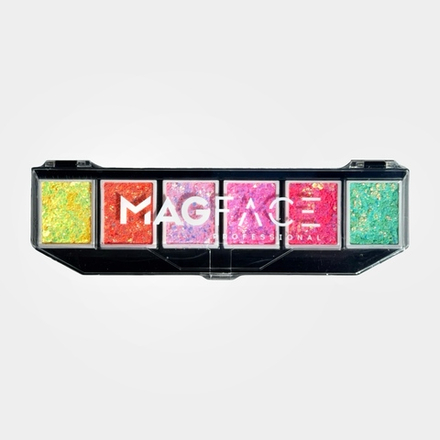 Палетка с глиттерами MAGFACE (6шт)