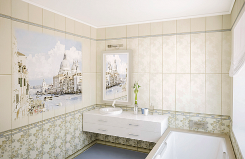 Панель ПВХ фотопечать 3D Panda Классика 2700х250 мм