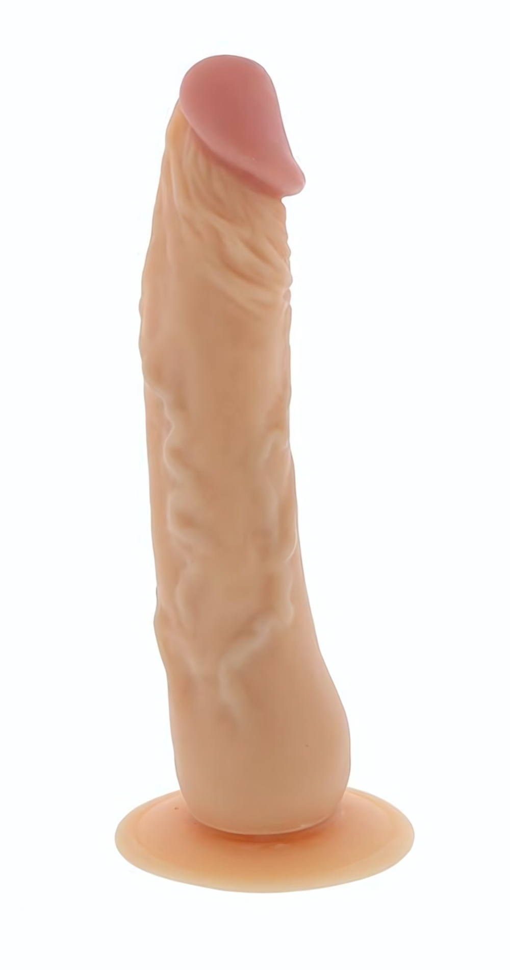 Реалистичный фаллоимитатор на присоске PERSONALITIES CALLY 8 FLESH DONG - 20,2 см. (Цвет: телесный)