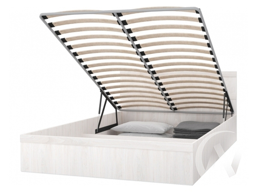 Кровать КД-1.12 1400 подъемный механизм Спальня Сабрина-2 (ясень анкор светлый)