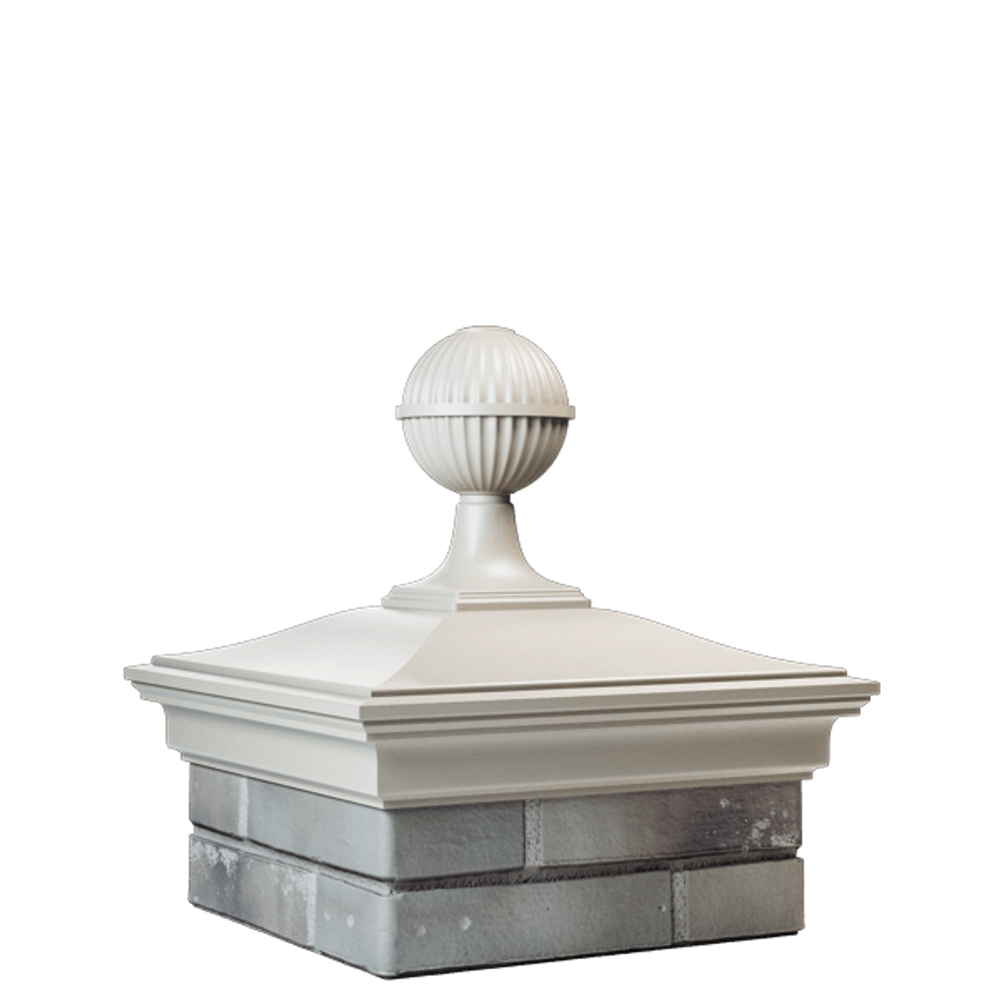 Колпак для забора MONBLAN с шаром на 1,5 кирпича