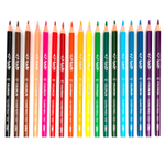 Карандаши цветные Deli "ColoRun", 18 цветов, дерево, картон