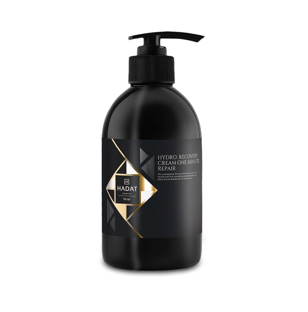 Hadat Крем для волос 1 минута на восстановление Hydro Recovery Cream One Minute Repair, 500 мл