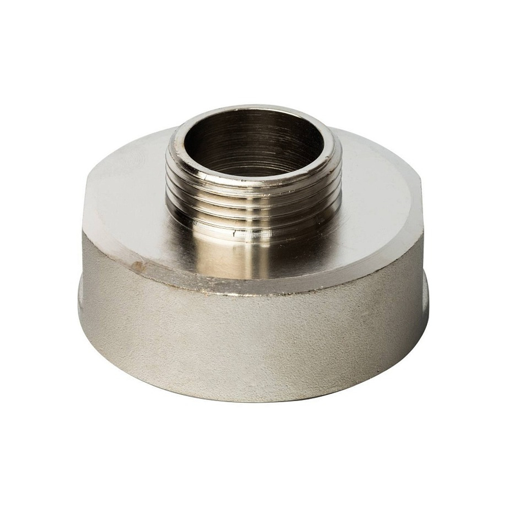 Переход с внутренней резьбы на наружную STOUT SFT 0008 - 2" x 1" (латунь никелированная)