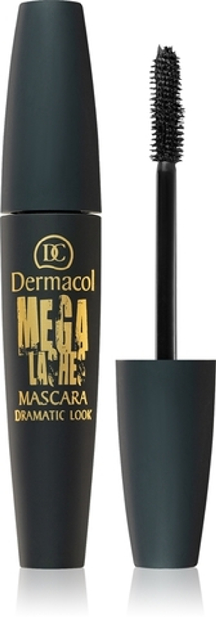 Dermacol Mega Lashes Dramatic Look - Подкручивающая и придающая объем тушь для ресниц, 13 ml