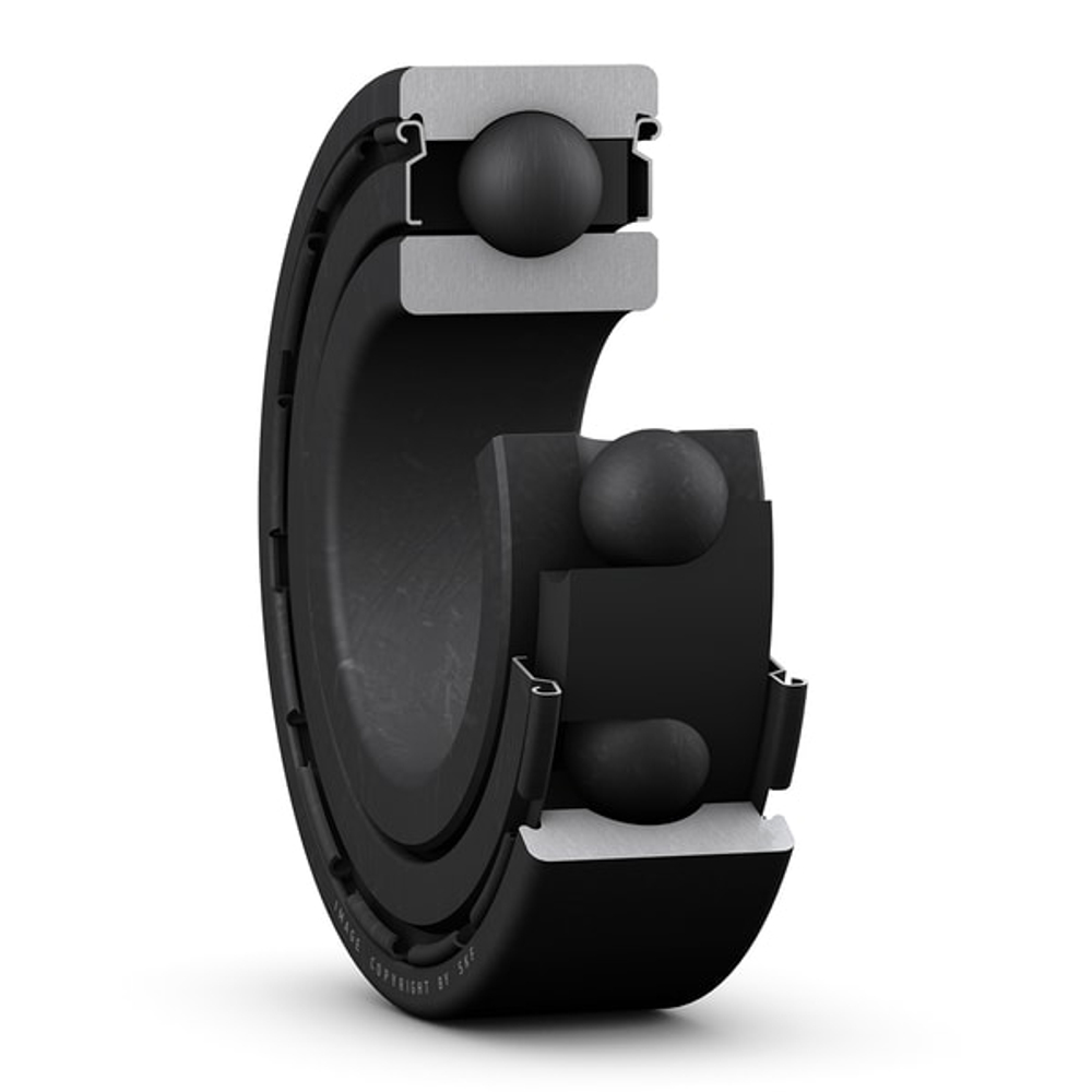 Высокотемпературный радиальный шарикоподшипник с защитными шайбами с обеих сторон 6206-2Z/VA228