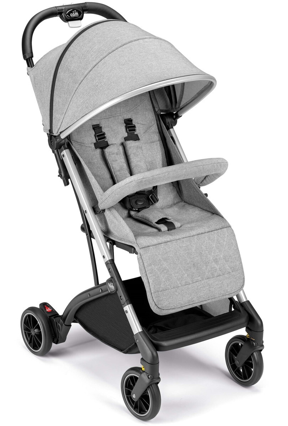 Прогулочная коляска Cam Compass 2.0 195 серый меланж
